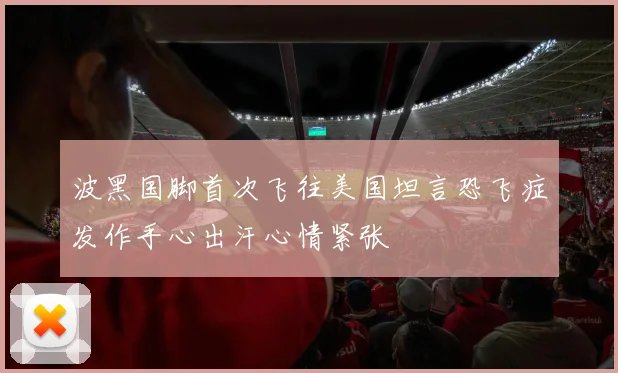 波黑国脚首次飞往美国坦言恐飞症发作手心出汗心情紧张